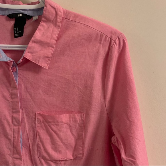 Pink boyfriend button down shirt - Picture 2 of 3